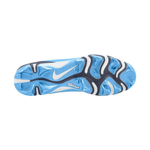 Nike Senior Diamond Clutch Rubber Baseball Cleats blue white