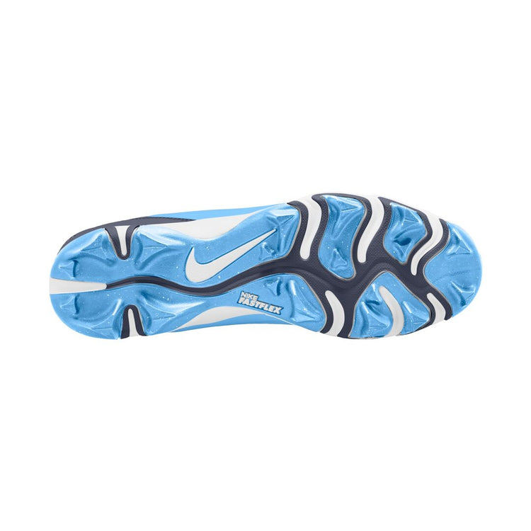 Nike Senior Diamond Clutch Rubber Baseball Cleats blue white