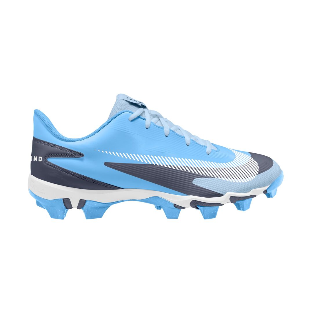 Nike Senior Diamond Clutch Rubber Baseball Cleats blue white