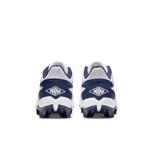 Nike Senior Diamond Fly Keystone Rubber Baseball Cleats white/navy