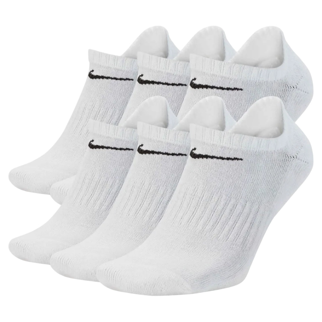 Nike Senior Everyday Cushioned Training No-Show Socks 6-Pack