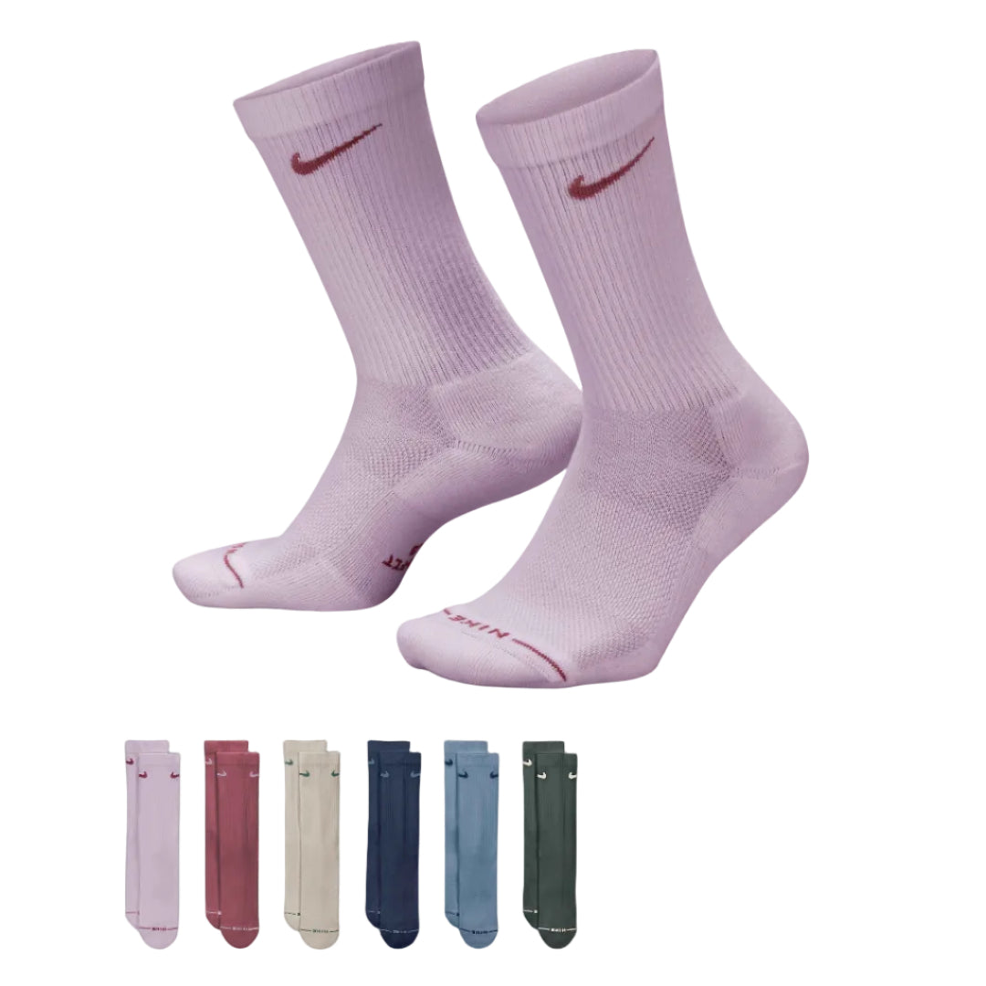Nike Senior Everyday Elevated Crew Socks 6-Pack