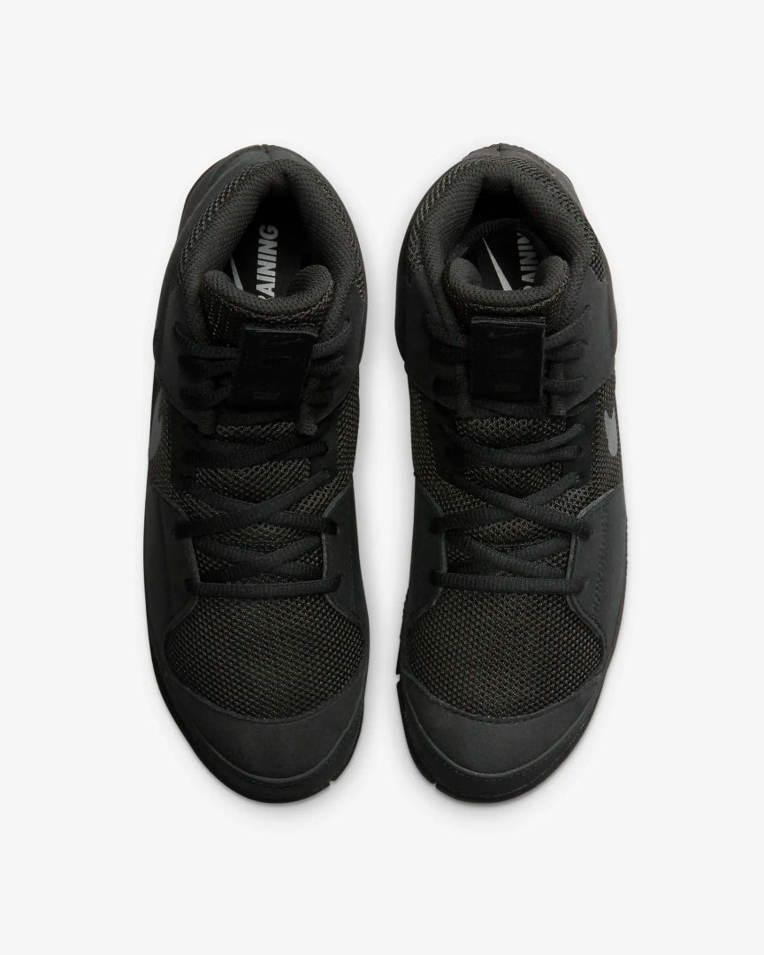 Nike Senior Fury Wrestling Shoes black dark grey