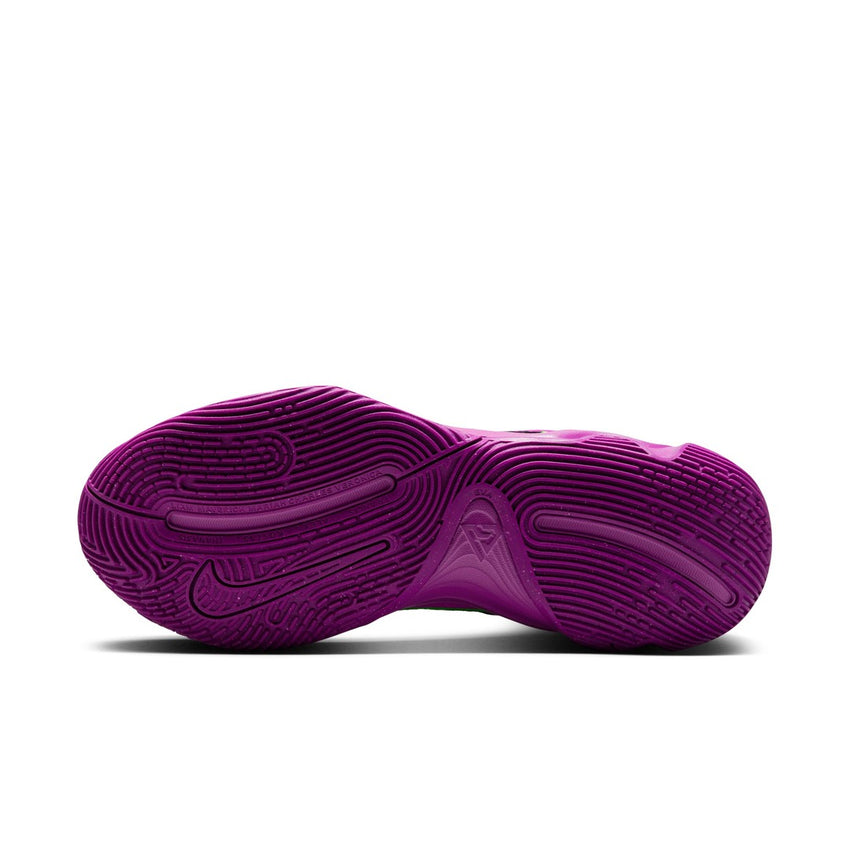 Nike Senior Giannis Immortality 4 Basketball Shoes Hyper Violet Purple Green Strike 