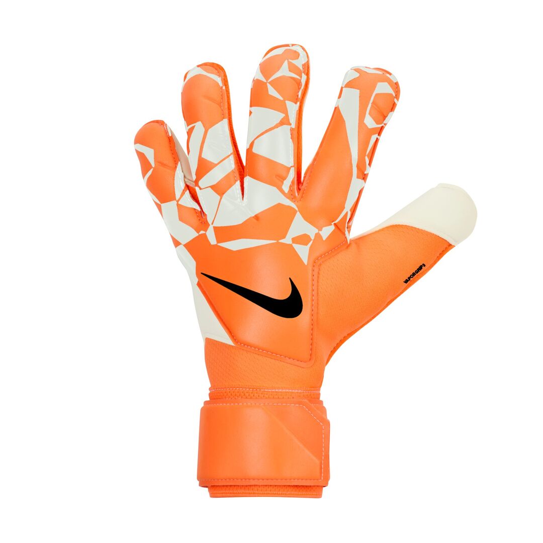Nike Senior Grip3 Goalkeeper Soccer Gloves orange/cream