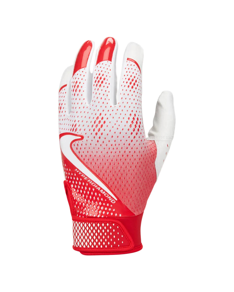 Nike Senior Hyperdiamond 3.0 Batting Gloves red/white