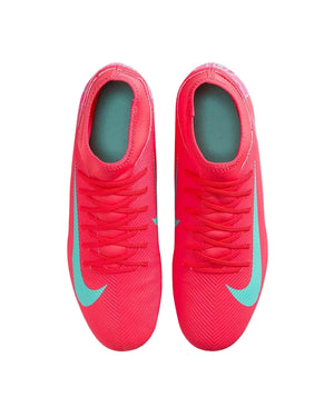Nike Senior Mercurial Superfly 10 Club Soccer Cleats ember glow red aurora green