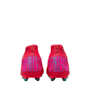 Nike Senior Mercurial Superfly 10 Club Soccer Cleats ember glow red aurora green