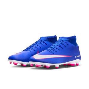 Nike Senior Mercurial Superfly 10 Club Soccer Cleats racer blue/white
