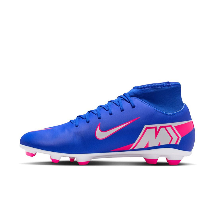 Nike Senior Mercurial Superfly 10 Club Soccer Cleats racer blue/white