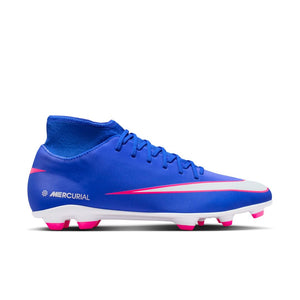 Nike Senior Mercurial Superfly 10 Club Soccer Cleats racer blue/white