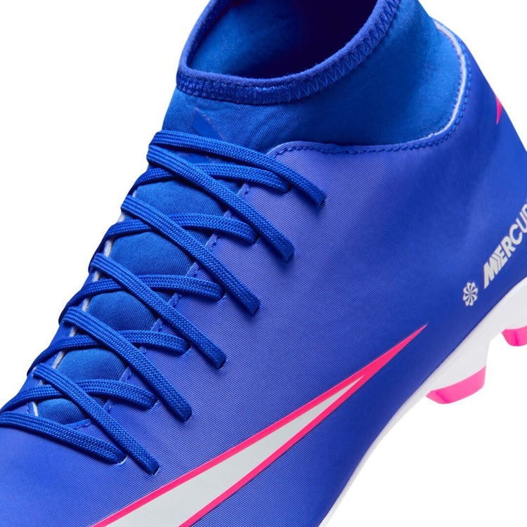 Nike Senior Mercurial Superfly 10 Club Soccer Cleats racer blue/white