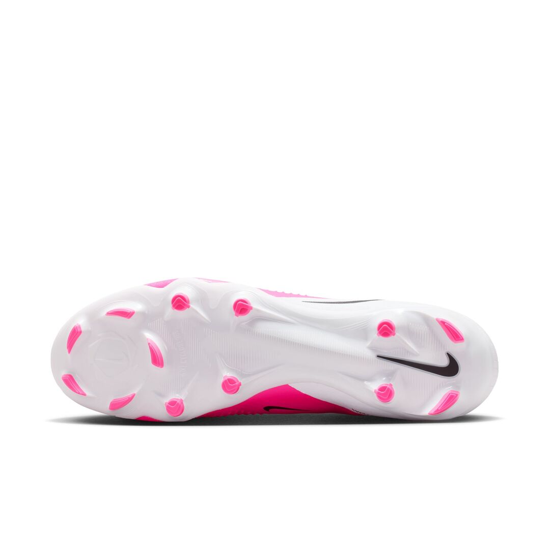 Nike Senior Phantom 6 High Academy FG/MG Soccer Cleats white/pink/black