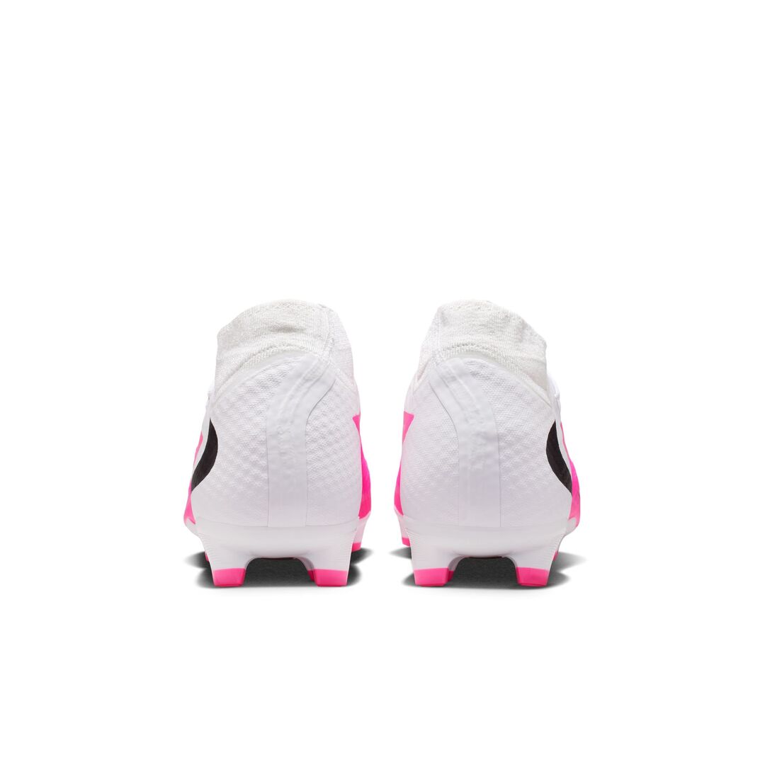 Nike Senior Phantom 6 High Academy FG/MG Soccer Cleats white/pink/black