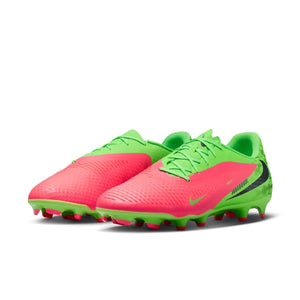 Nike Senior Phantom 6 Low Academy Erling Haaland Soccer Cleats hot punch/green