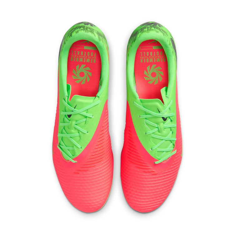 Nike Senior Phantom 6 Low Academy Erling Haaland Soccer Cleats hot punch/green