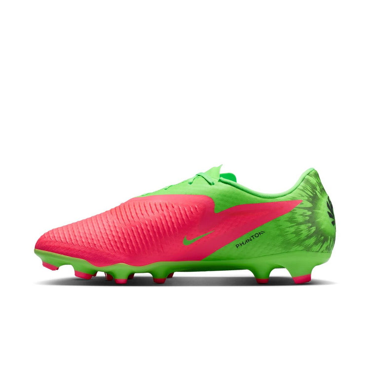 Nike Senior Phantom 6 Low Academy Erling Haaland Soccer Cleats hot punch/green