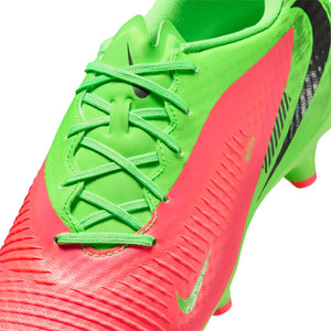 Nike Senior Phantom 6 Low Academy Erling Haaland Soccer Cleats hot punch/green