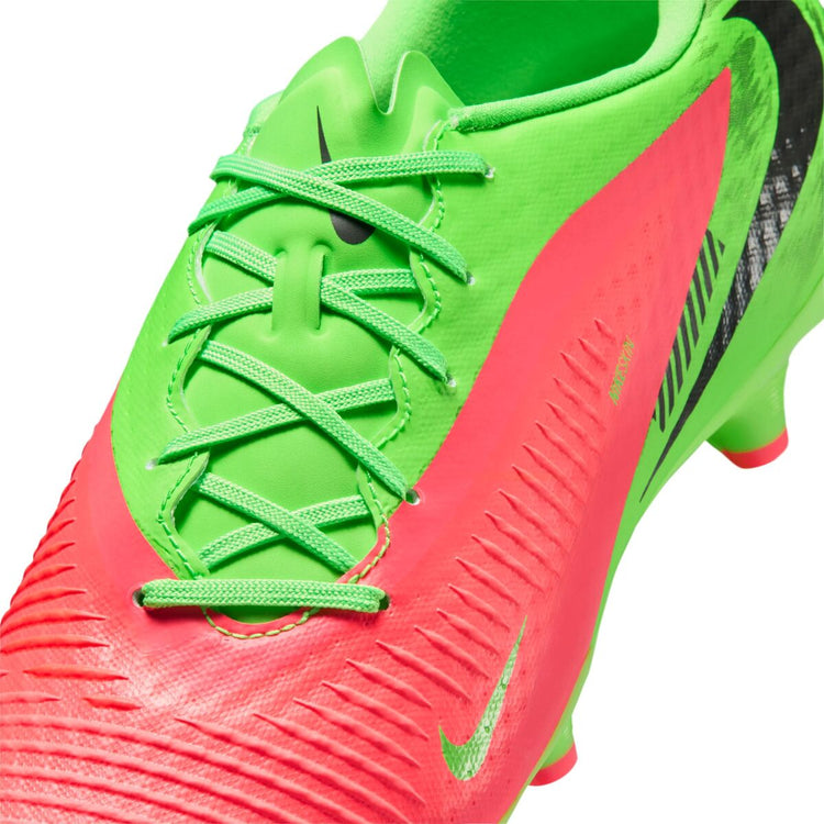 Nike Senior Phantom 6 Low Academy Erling Haaland Soccer Cleats hot punch/green