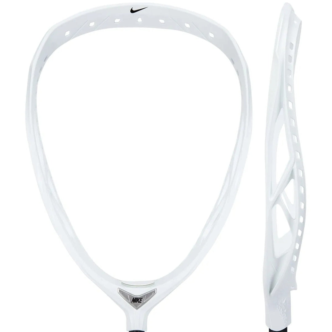 Nike Senior Prime Elite Lacrosse Goalie Head white