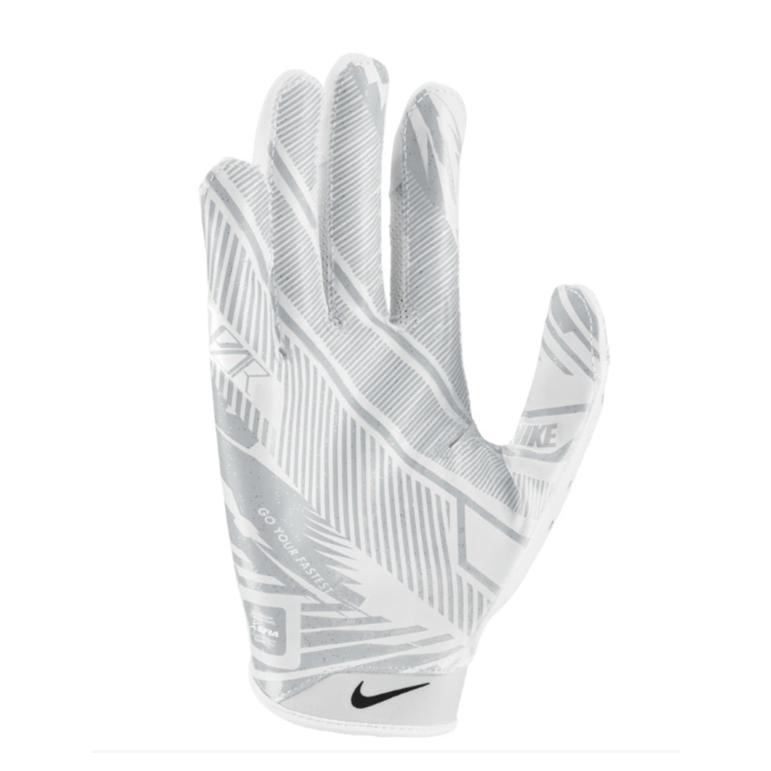 Nike Senior Vapor Jet 9.0 Energy Receiver Football Gloves white/ platinum