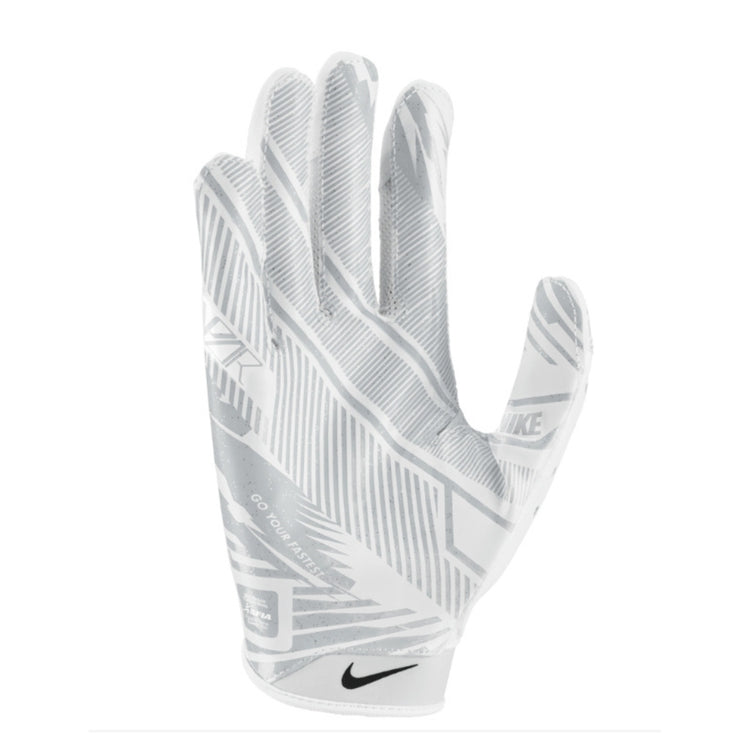 Nike Senior Vapor Jet 9.0 Energy Receiver Football Gloves white/ platinum