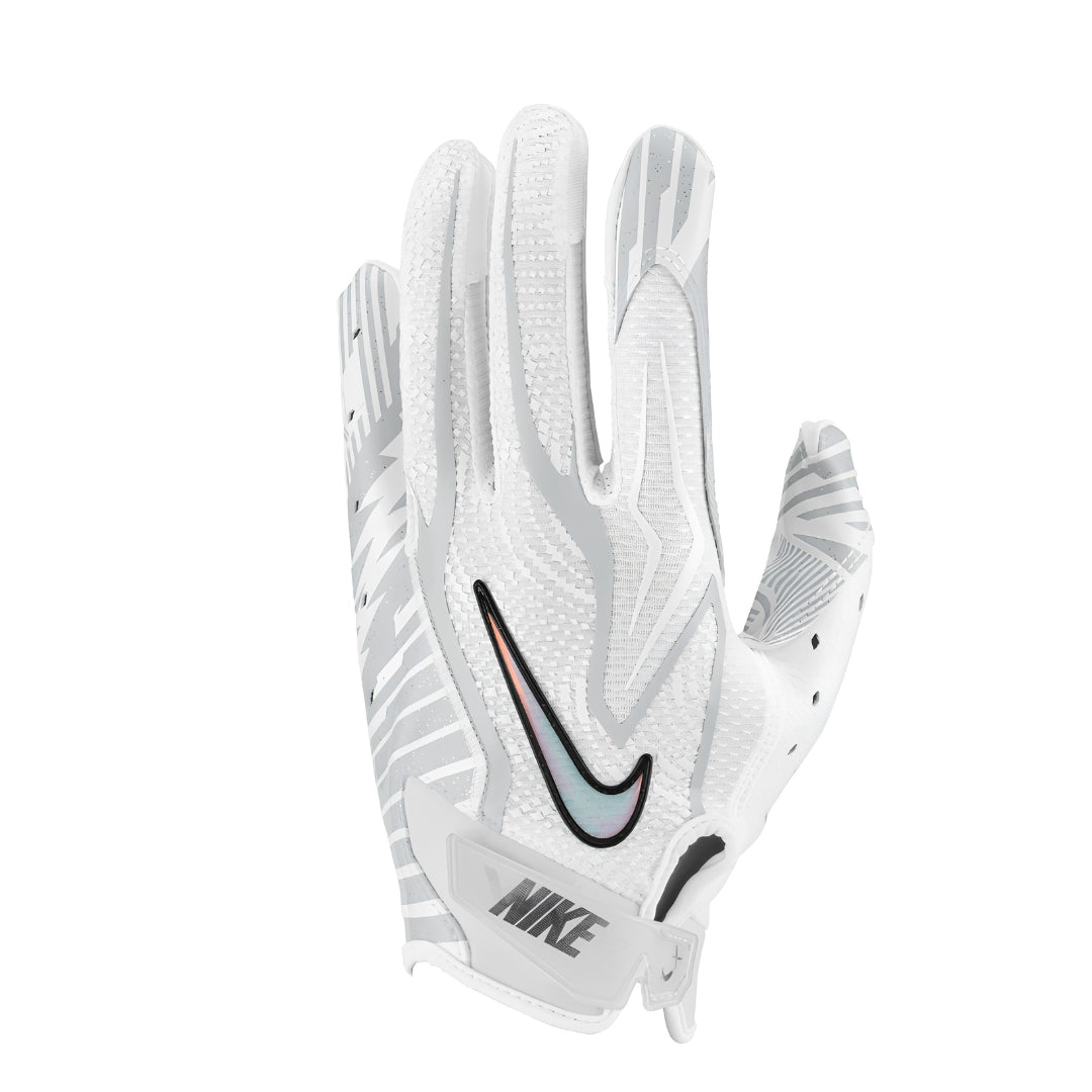 Nike Senior Vapor Jet 9.0 Energy Receiver Football Gloves white/ platinum