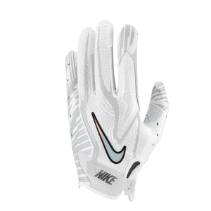 Nike Senior Vapor Jet 9.0 Energy Receiver Football Gloves white/ platinum