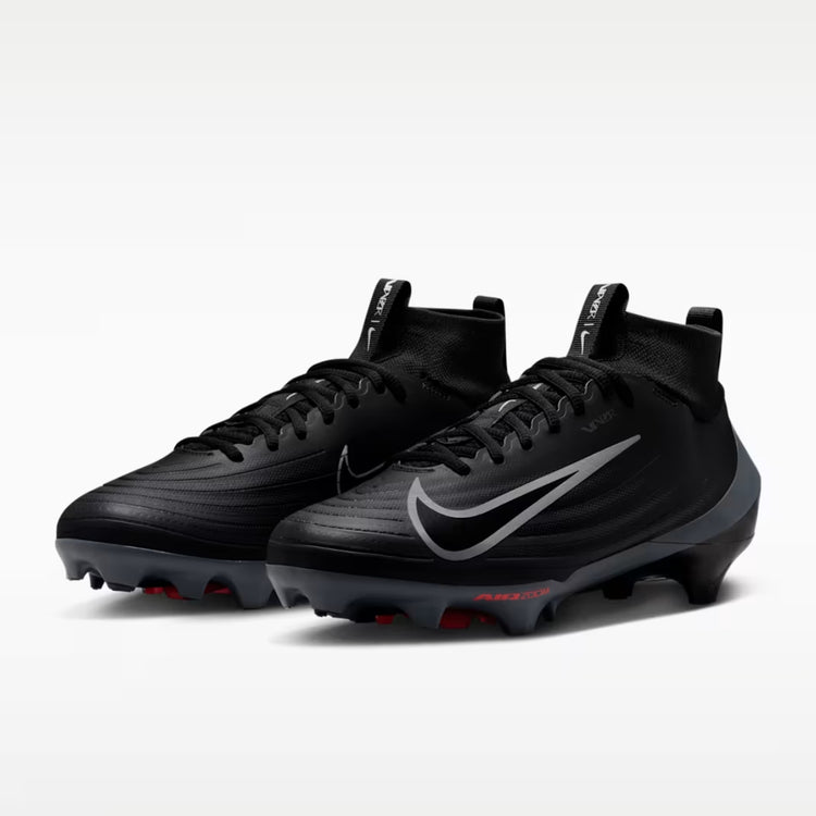 Nike Senior Vapor Pro 1 Football Cleats black/grey