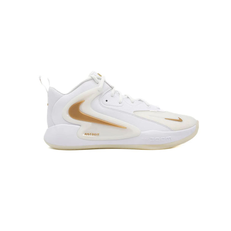 Nike Senior Zoom Hyperset 2 Volleyball Shoes White/Gold