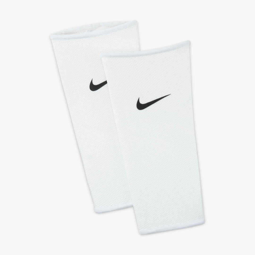 Nike Soccer Shin Guard Lock Sleeve white