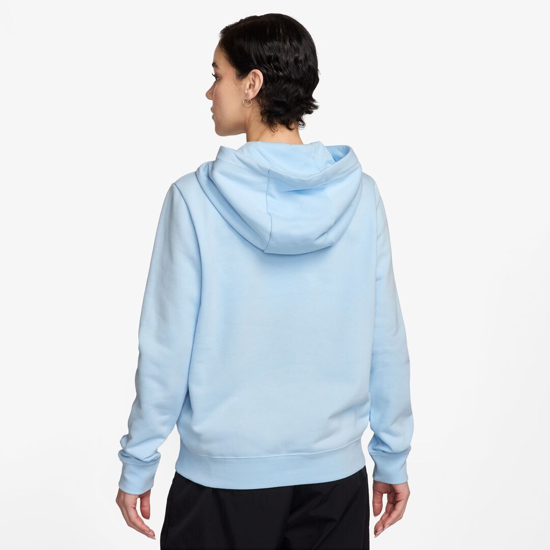 Nike Women's Club Fleece Pullover Hoodie Celestine Blue