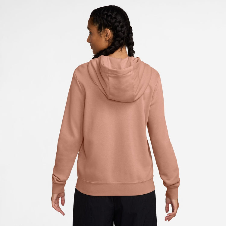 Nike Women's Club Full-Zip Hoodie rose gold pink
