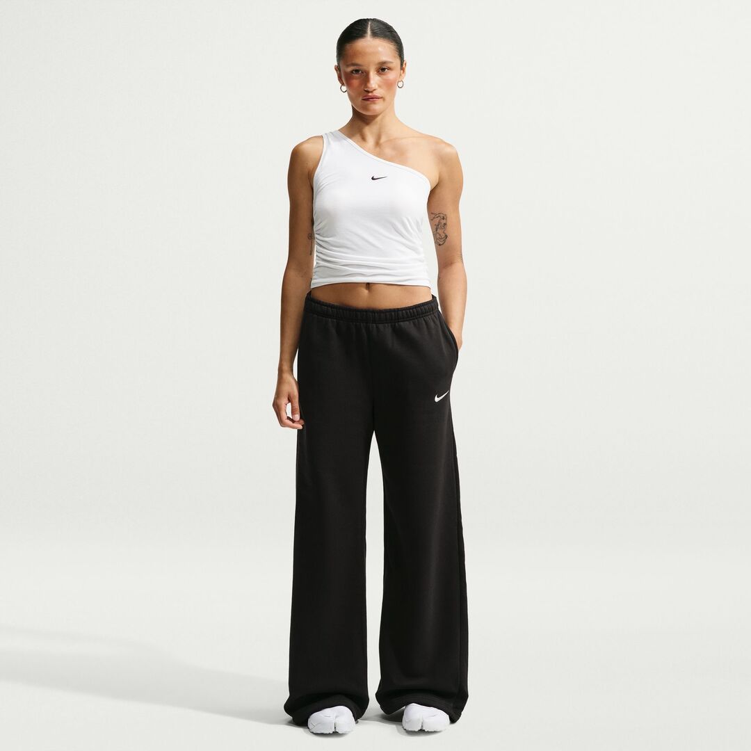 Nike Women's Mid-Rise Studio Fleece Pants black