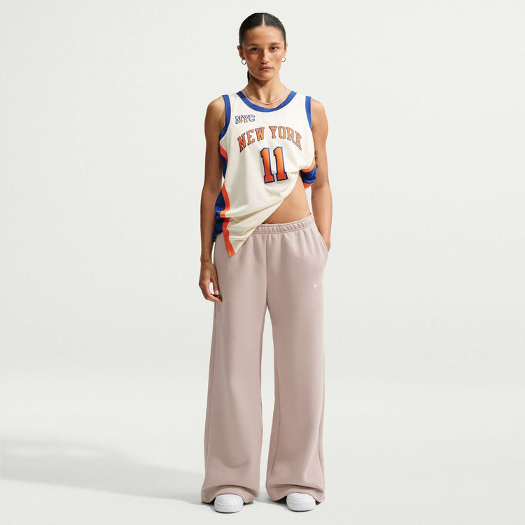 Nike Women's Mid-Rise Studio Fleece Pants cream