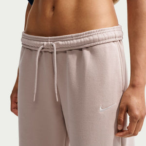 Nike Women's Mid-Rise Studio Fleece Pants cream