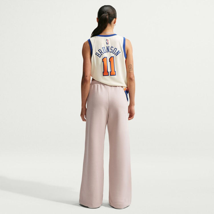 Nike Women's Mid-Rise Studio Fleece Pants cream