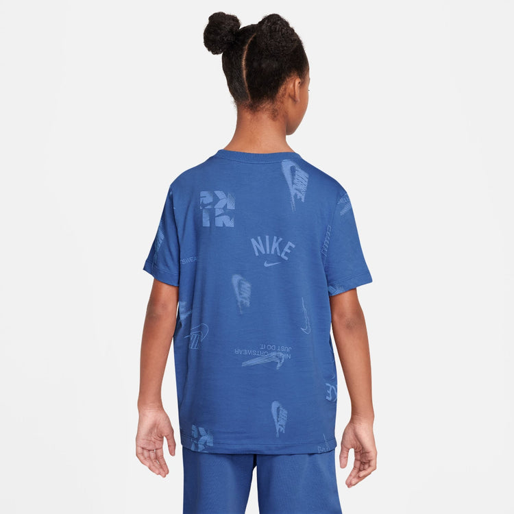 Nike Youth Club AOP Energy T-Shirt comet blue