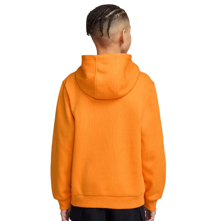 Nike Youth Club Fleece Hoodie bright ceramic/orange