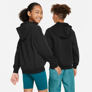 Nike Youth Club Fleece Hoodie Black