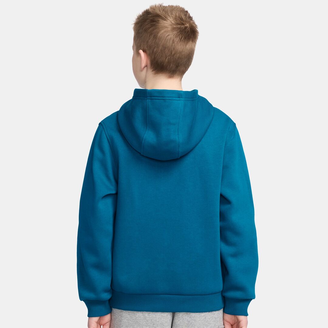 Nike Youth Club Fleece Hoodie Blue
