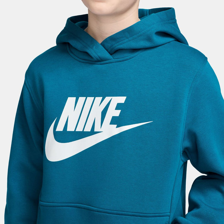 Nike Youth Club Fleece Hoodie Blue