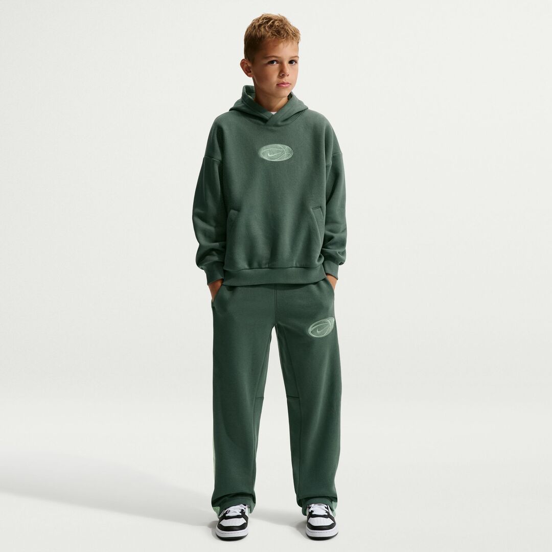 Nike Youth Dri-Fit Basketball Hoodie green