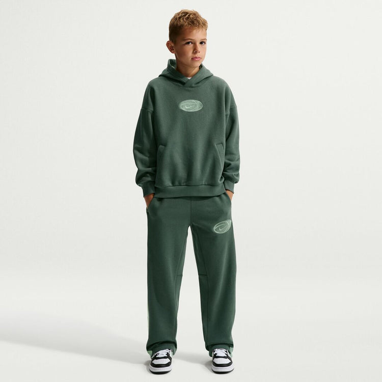 Nike Youth Dri-Fit Basketball Hoodie green