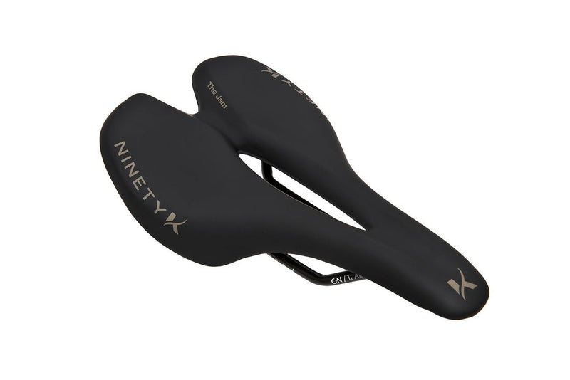 NinetyK Saddles The Jam Road/Gravel Bike Saddle Black 244mm x 148mm