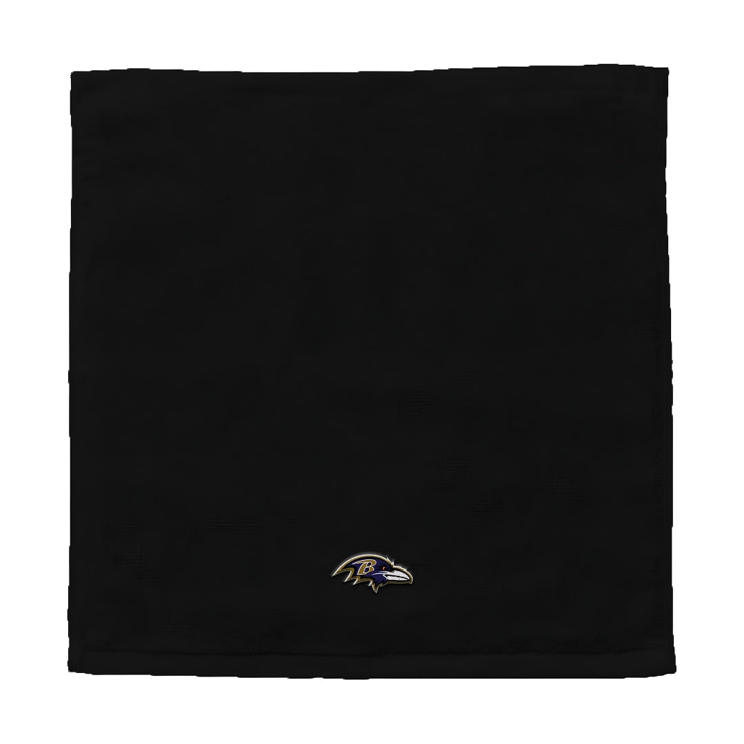 Northwest NFL Baltimore Ravens 4 Piece 12x12 Wash Cloth Set black