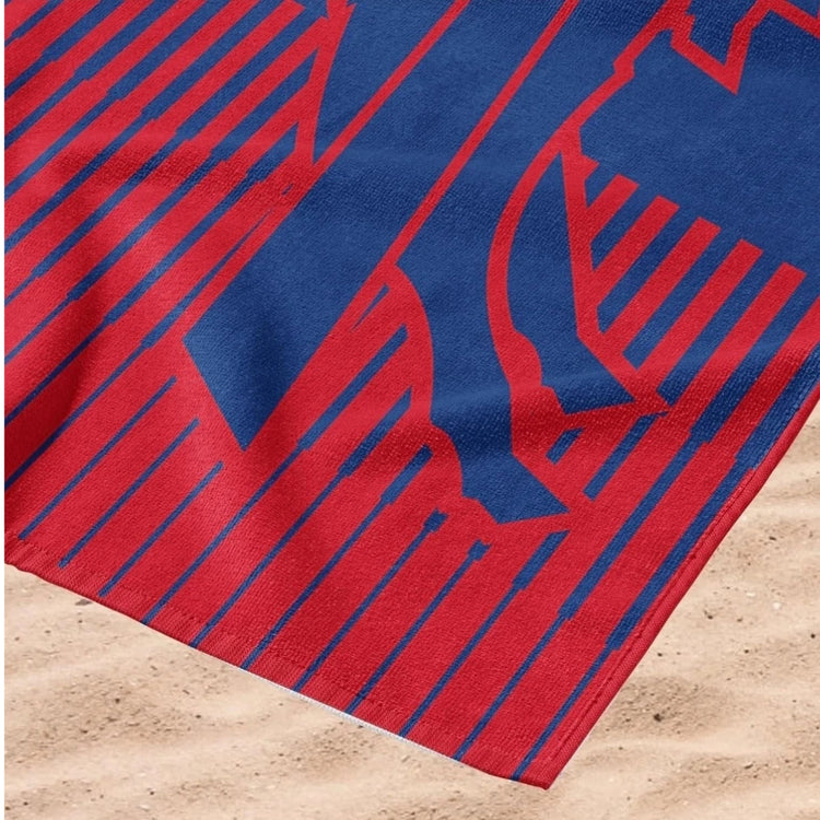 Northwest NFL Buffalo Bills 36x72 Jacquard Beach Towel red/blue