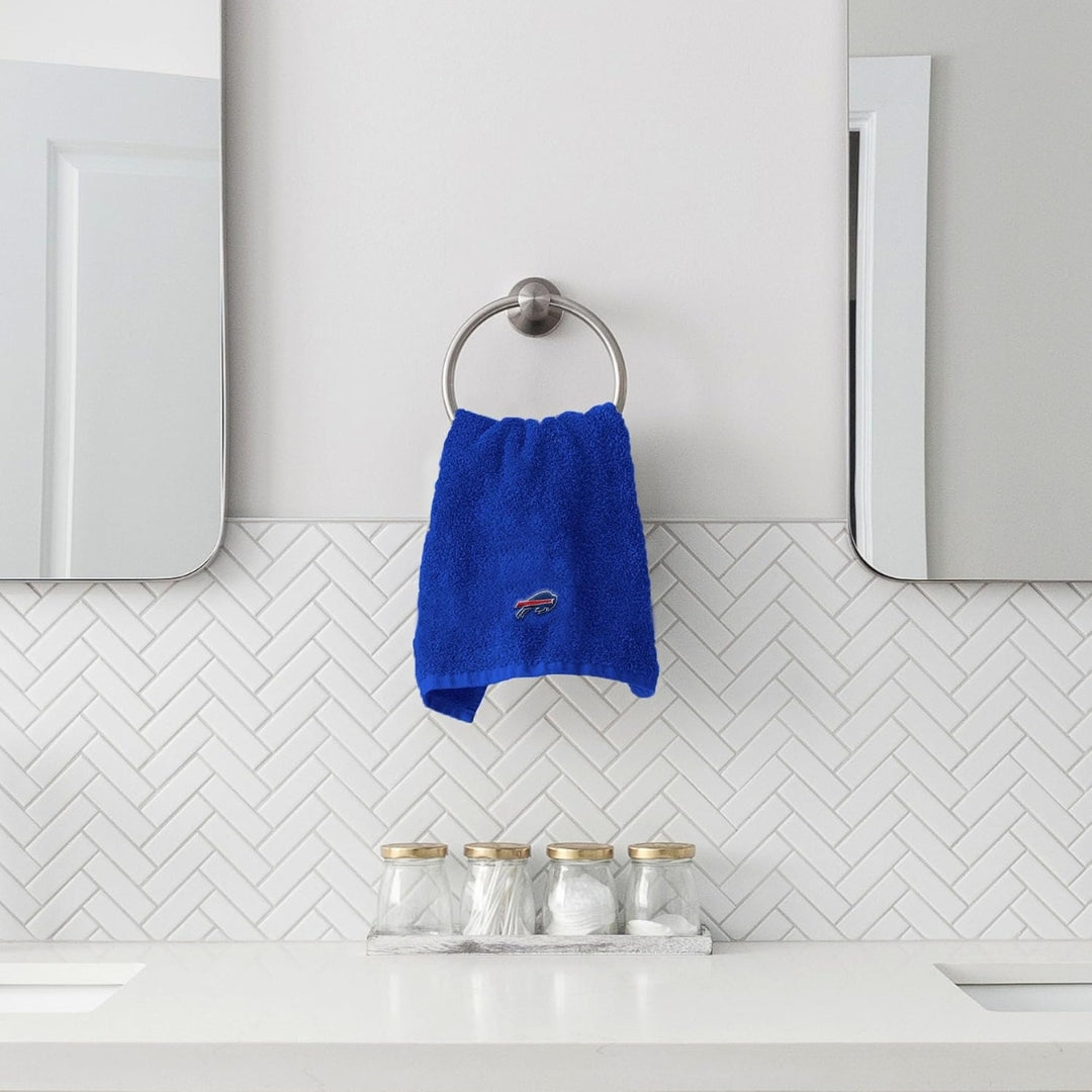Northwest NFL Buffalo Bills 4 Piece 12x12 Wash Cloth Set royal blue