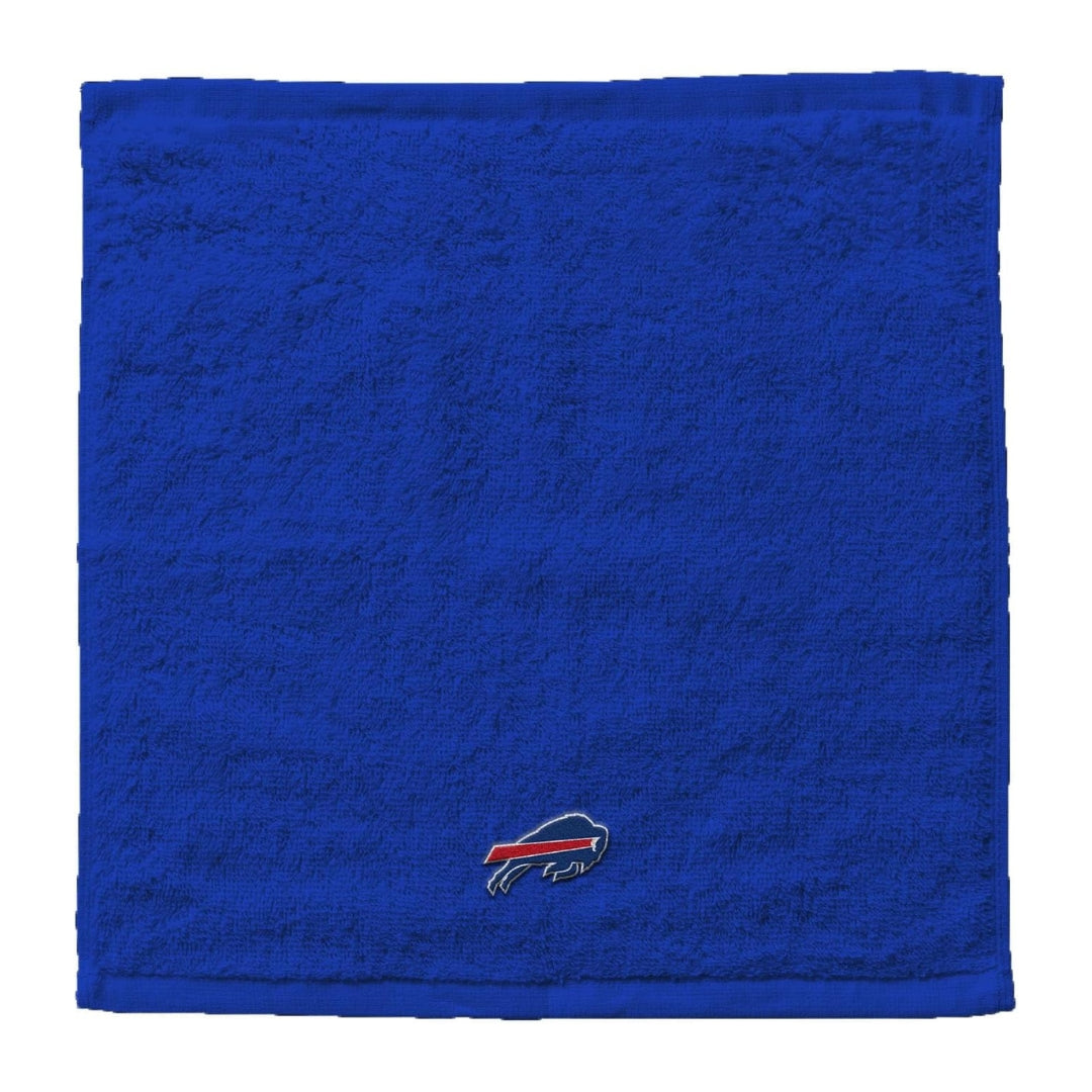 Northwest NFL Buffalo Bills 4 Piece 12x12 Wash Cloth Set royal blue