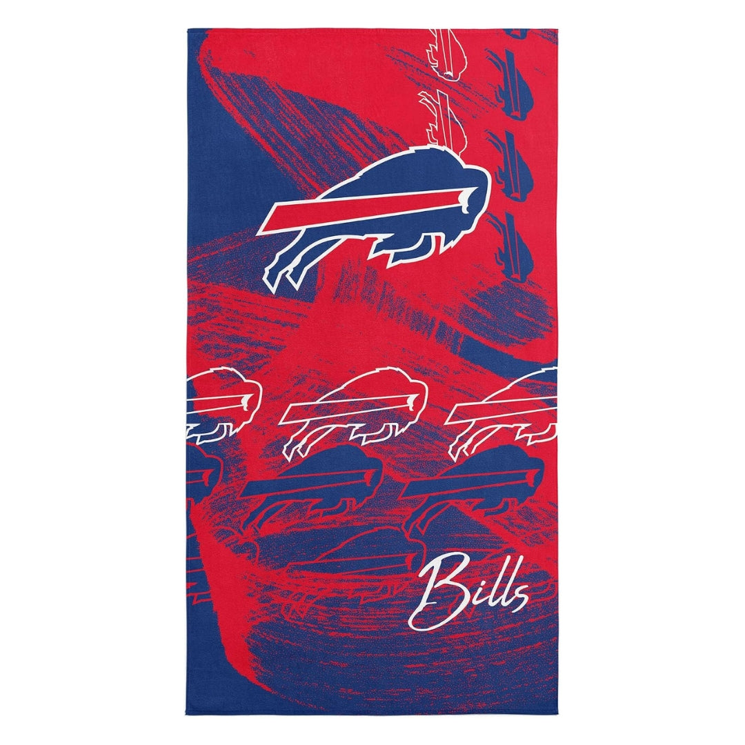 Northwest NFL Buffalo Bills 40x72 Microfiber Beach Towel red/ blue